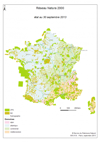 Réseau Natura 2000 en France